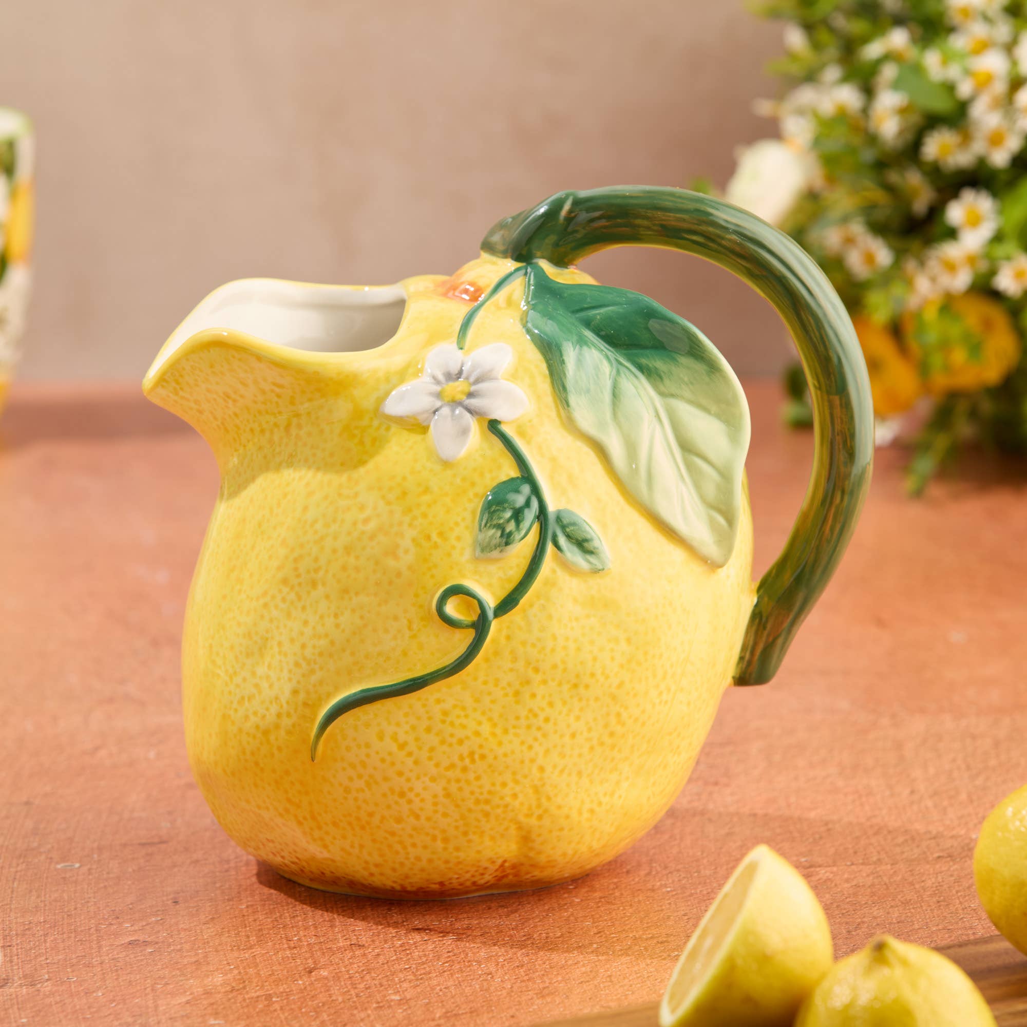 Certified International - Wholesale Pitcher - Citron 3-D Lemon Pitcher 2.25 qt.0