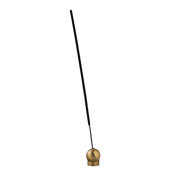 Brass Sphere Incense Holder, Gold for wholesale by SKEEM