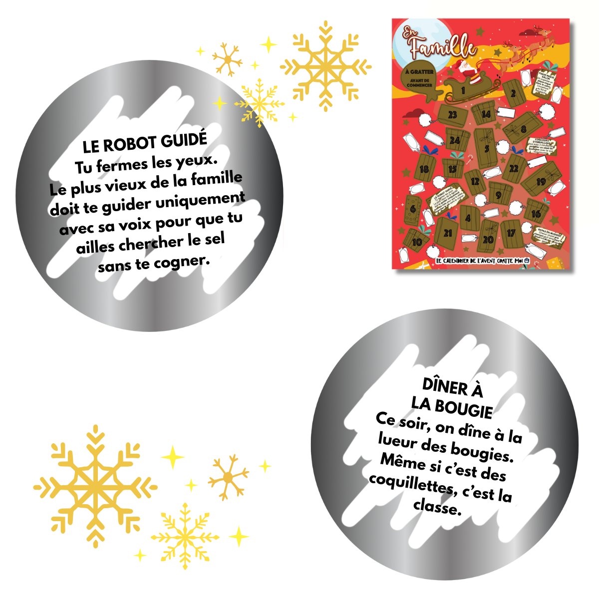 GRATTE MOI papeterie - Wholesale Advent Calendar - Scratch-off Advent Calendar - FAMILY ⭐️ for Christmas5