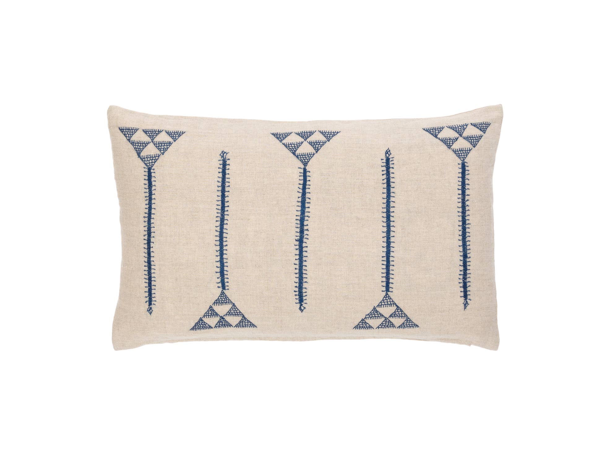Alamwar - Wholesale Throw pillow cover - Anguri Lines Indigo Decorative Pillow Cover