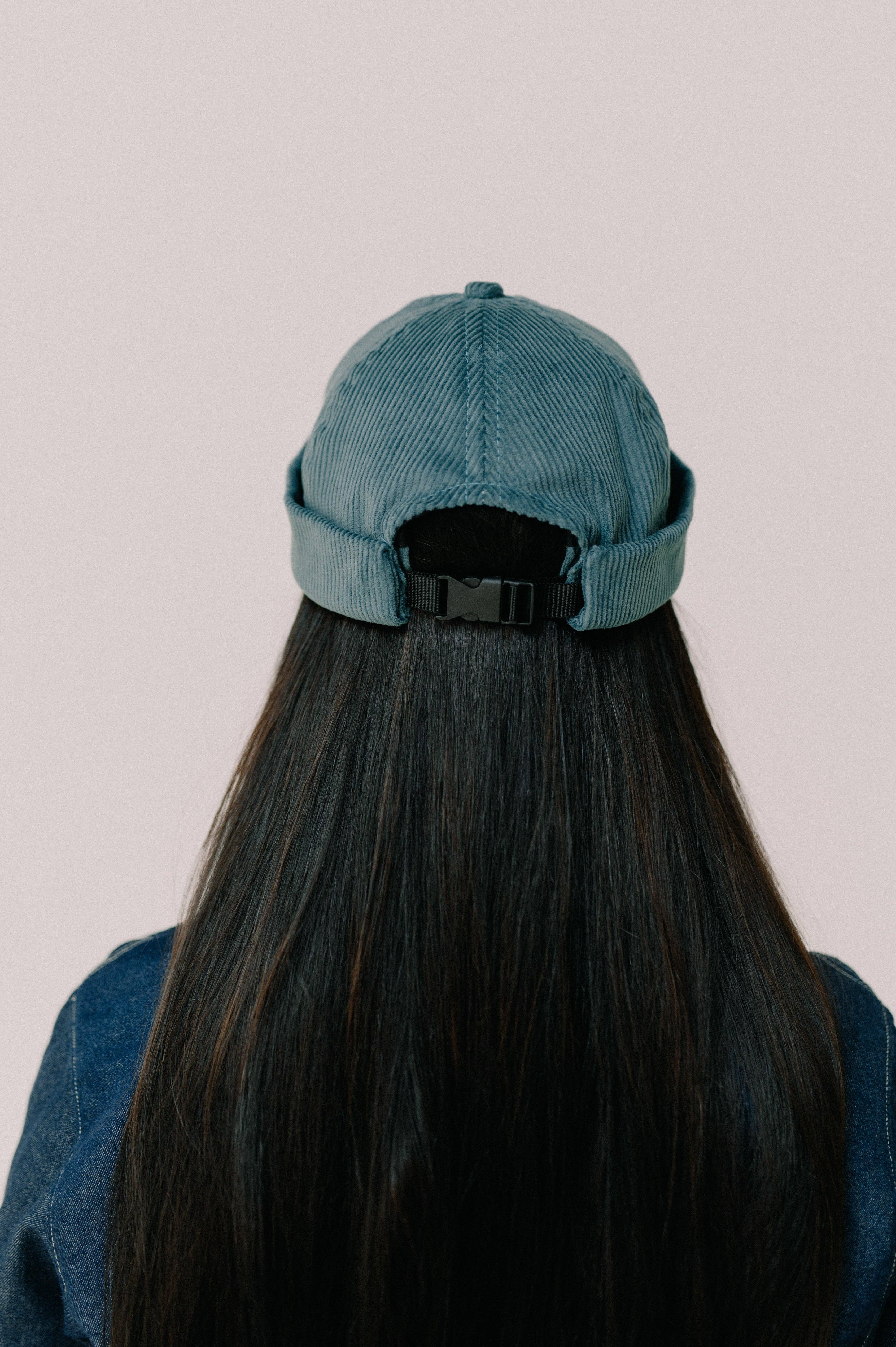 Nuevemi - Wholesale Newsboy/Schoolboy Hat - Women's - Turquoise Corduroy Docker Hat3