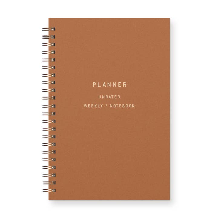 Ruff House Print Shop - Wholesale Planner - Standard Type Undated Weekly Planner Journal