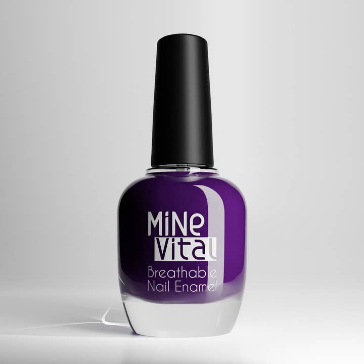 MineVital Verniz de Unhas Respirável - Roxo Escuro por atacado de MineVital