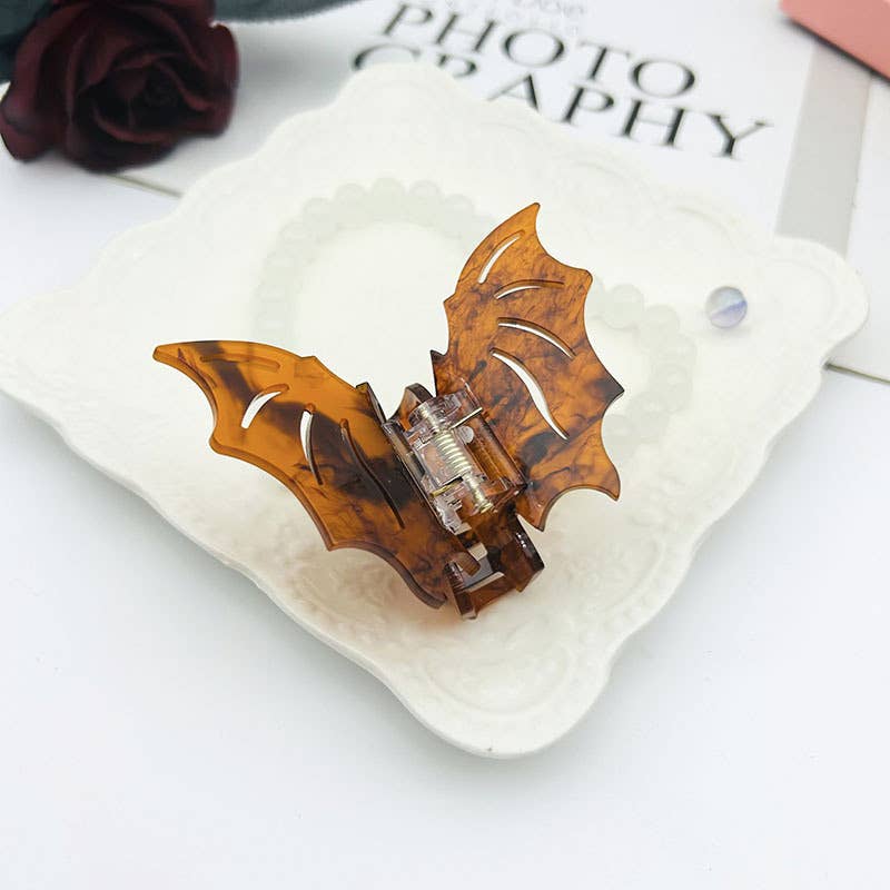 SoapElenGlen - Wholesale Hair Clip - Women's -  Colorful Bat Hair Clip, Halloween - Inspired Accessories5