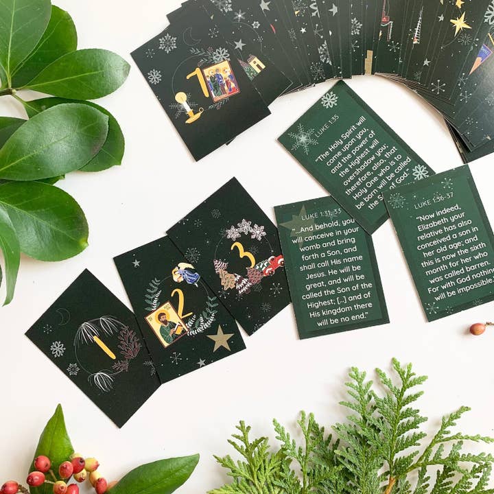 Cartes de compte à rebours de 40 jours pour la vente par DRAW NEAR DESIGNS, LLC