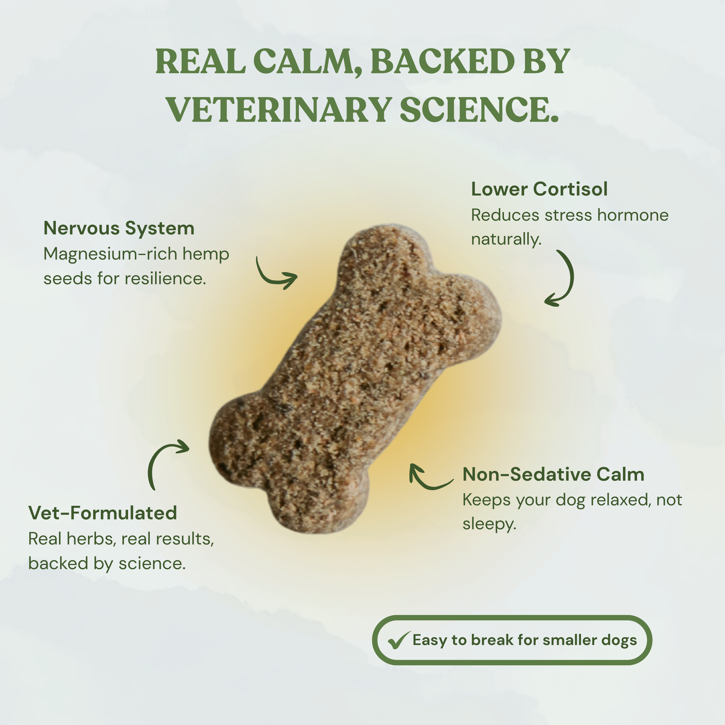Botanical Bones - Wholesale Hondenkoekjes - Hond - Balance + Calm koekjes - Natuurlijk, biologische hondensnacks3