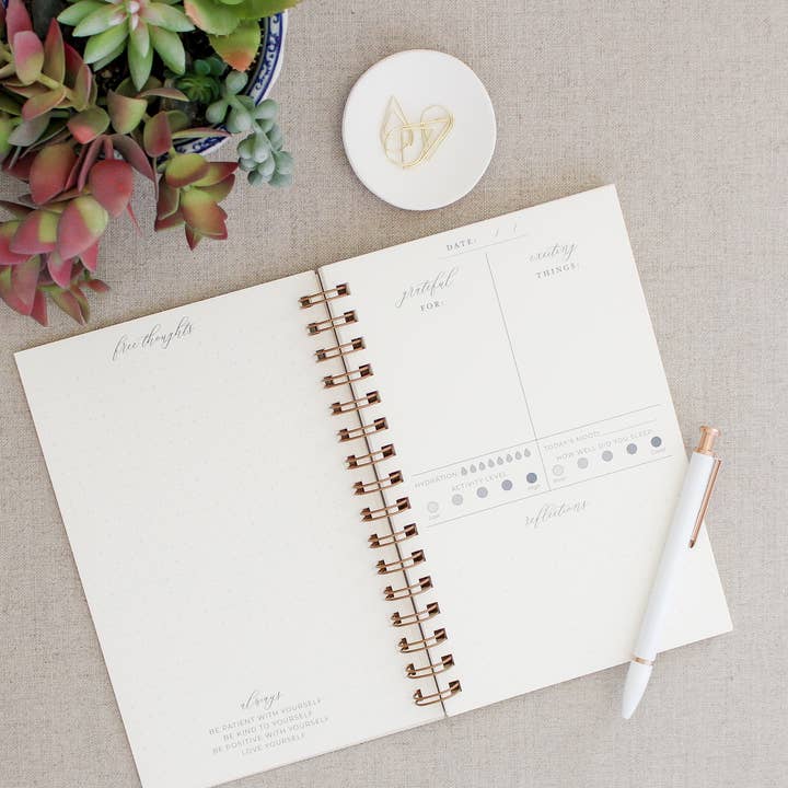 Jen Simpson Design – wholesale Journal/diary – Flourish // Wellness Journal