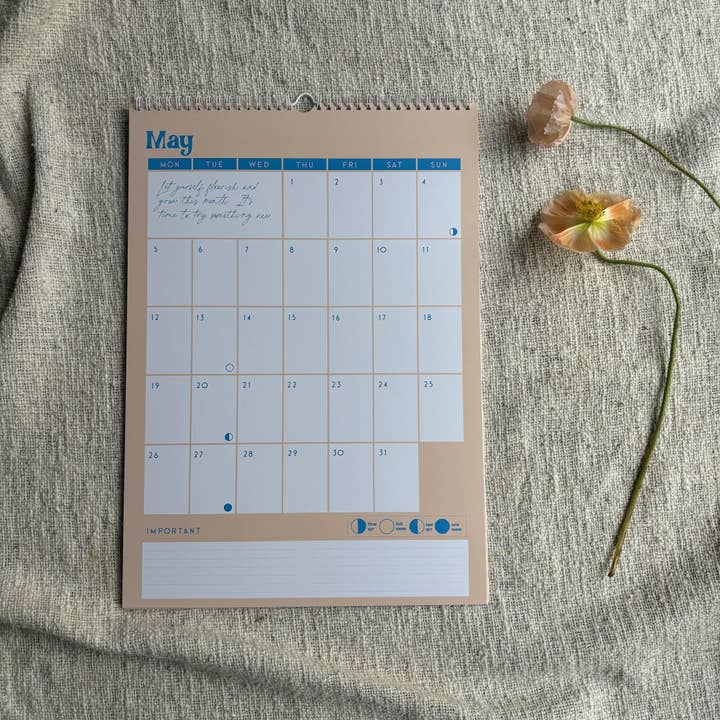 conscious mae - Wholesale Calendar - 2025 Wall Calendar2