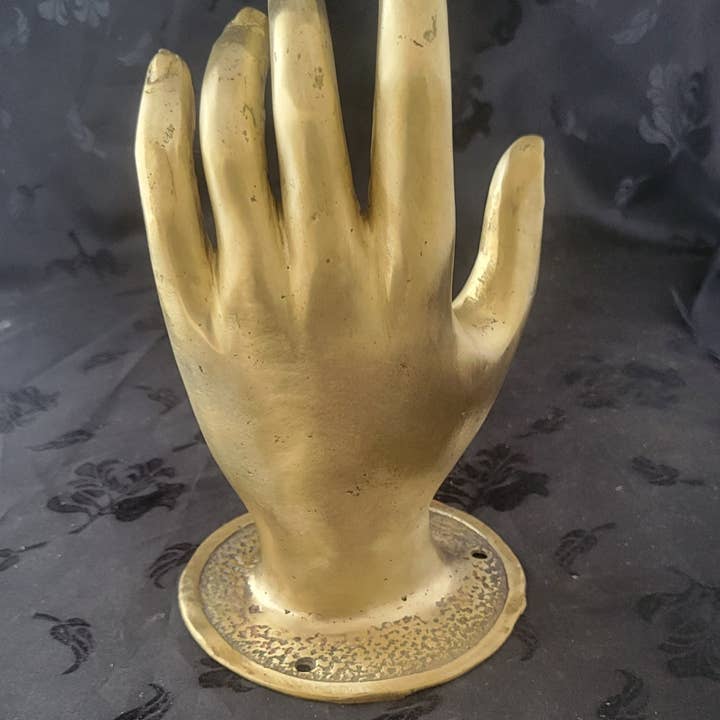 Ubud Glass - Vente Poignée/bouton - Poignée de porte poignée de main en laiton massif – Poignée murale steampunk (gauche/droite)11