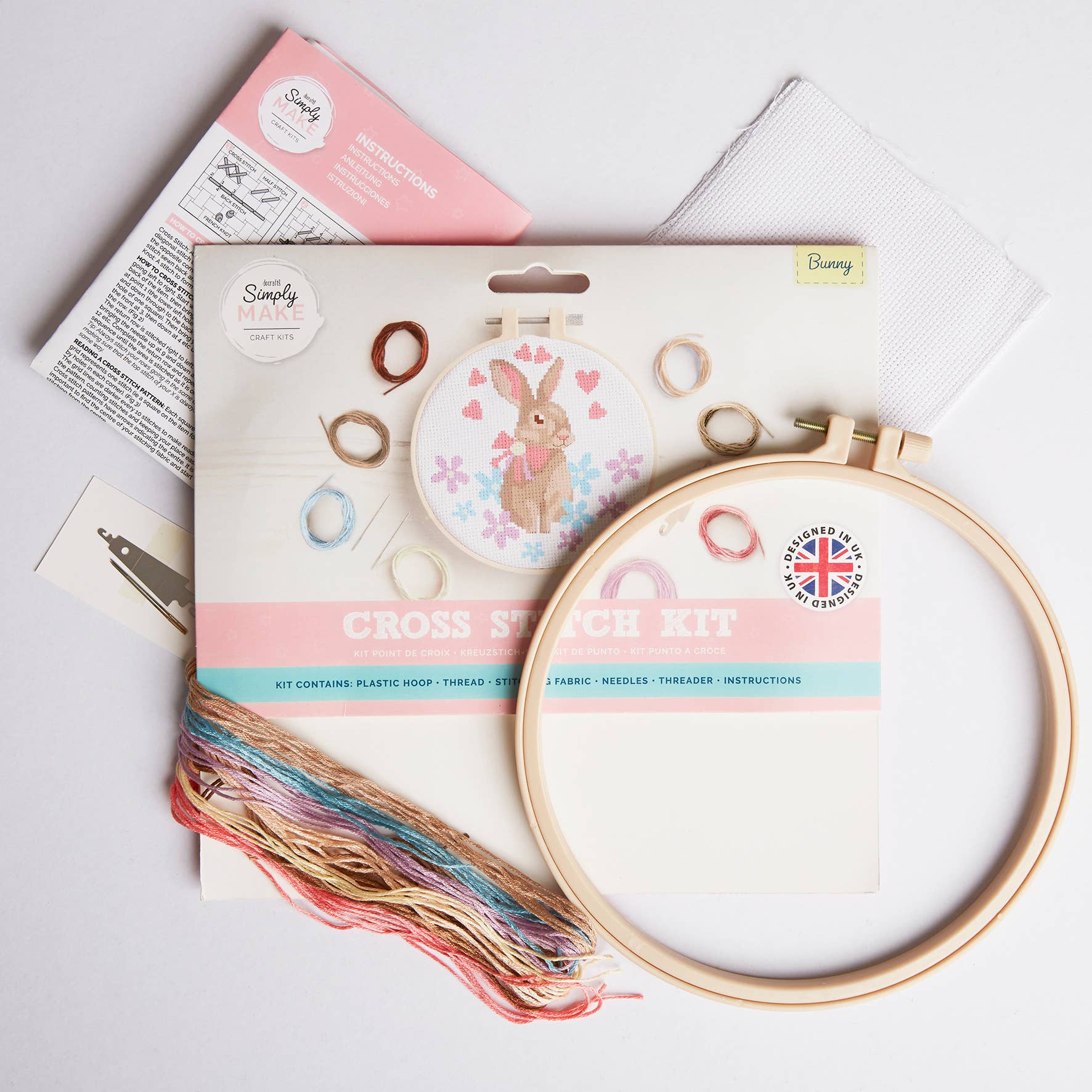 West Design Products - Vendita all'ingrosso Attrezzatura per ricamo/punto croce - Kit per ricamo a punto croce con design coniglio2