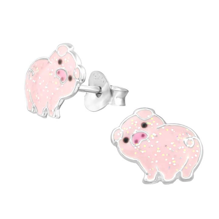 E-226 Pink Pig Earrings for wholesale by Moonrise Jewelry