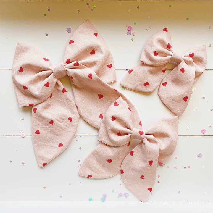 Shared Joy Bows – Großhandel Haarschleife – Kinder – Haarschleifen zum Valentinstag