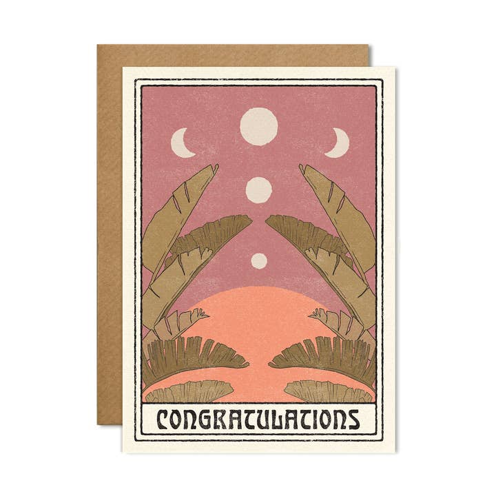 Congratulations Card for wholesale by cai & jo