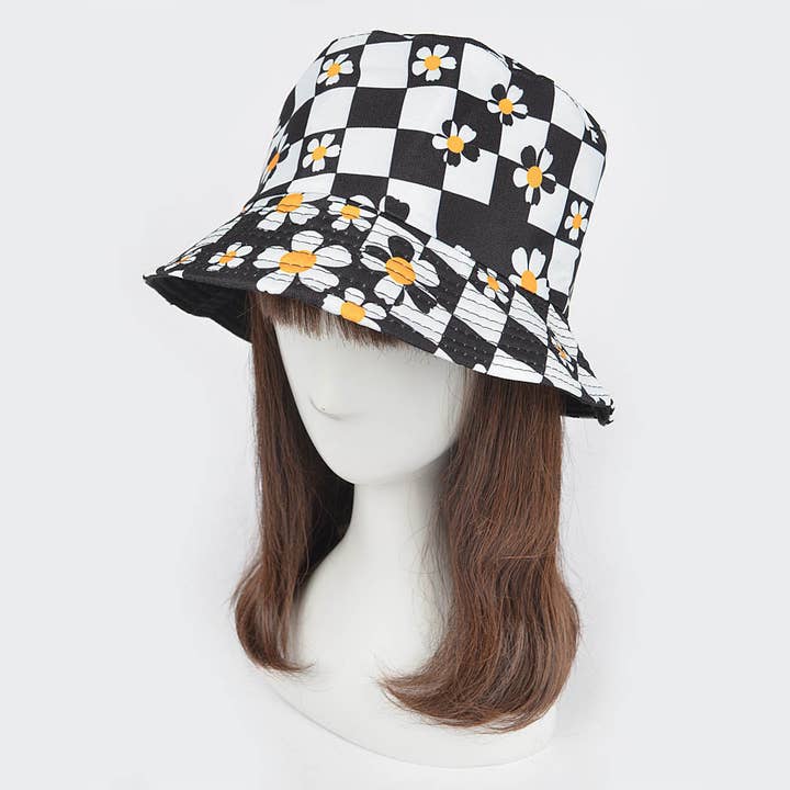 Flower Bucket Hat for wholesale by 3AM BY H&D ACCESSORIES