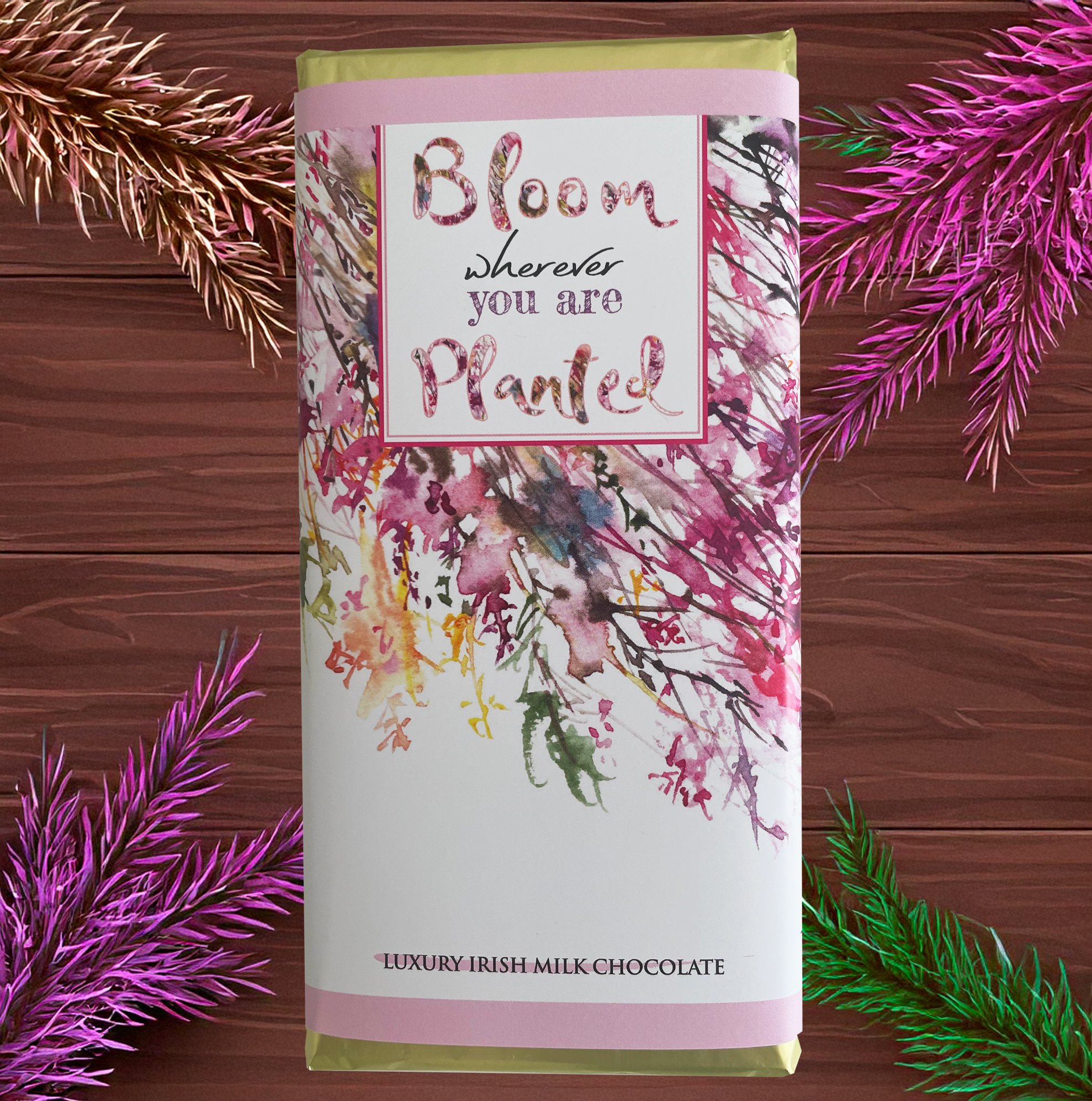 Sweet Living Kilkenny – Engroshandel Chokoladebar – Bloom wherever you are planted - luksus irsk chokolade2