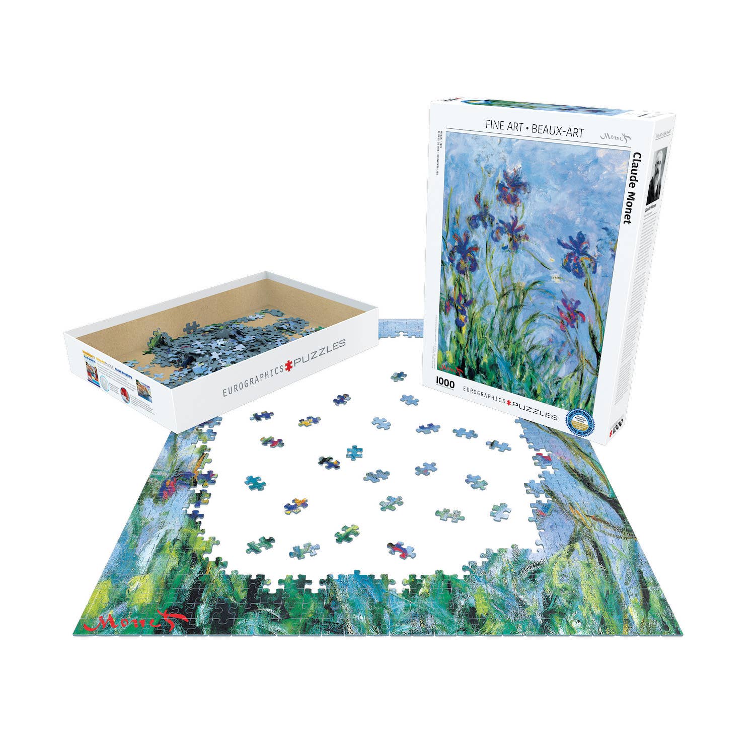 Eurographics Puzzles USA - Wholesale Puzzle - Adult - Irises (Detail)2