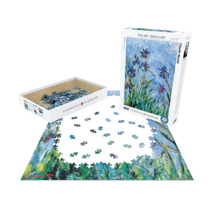 Eurographics Puzzles USA - Wholesale Puzzle - Adult - Irises (Detail)2