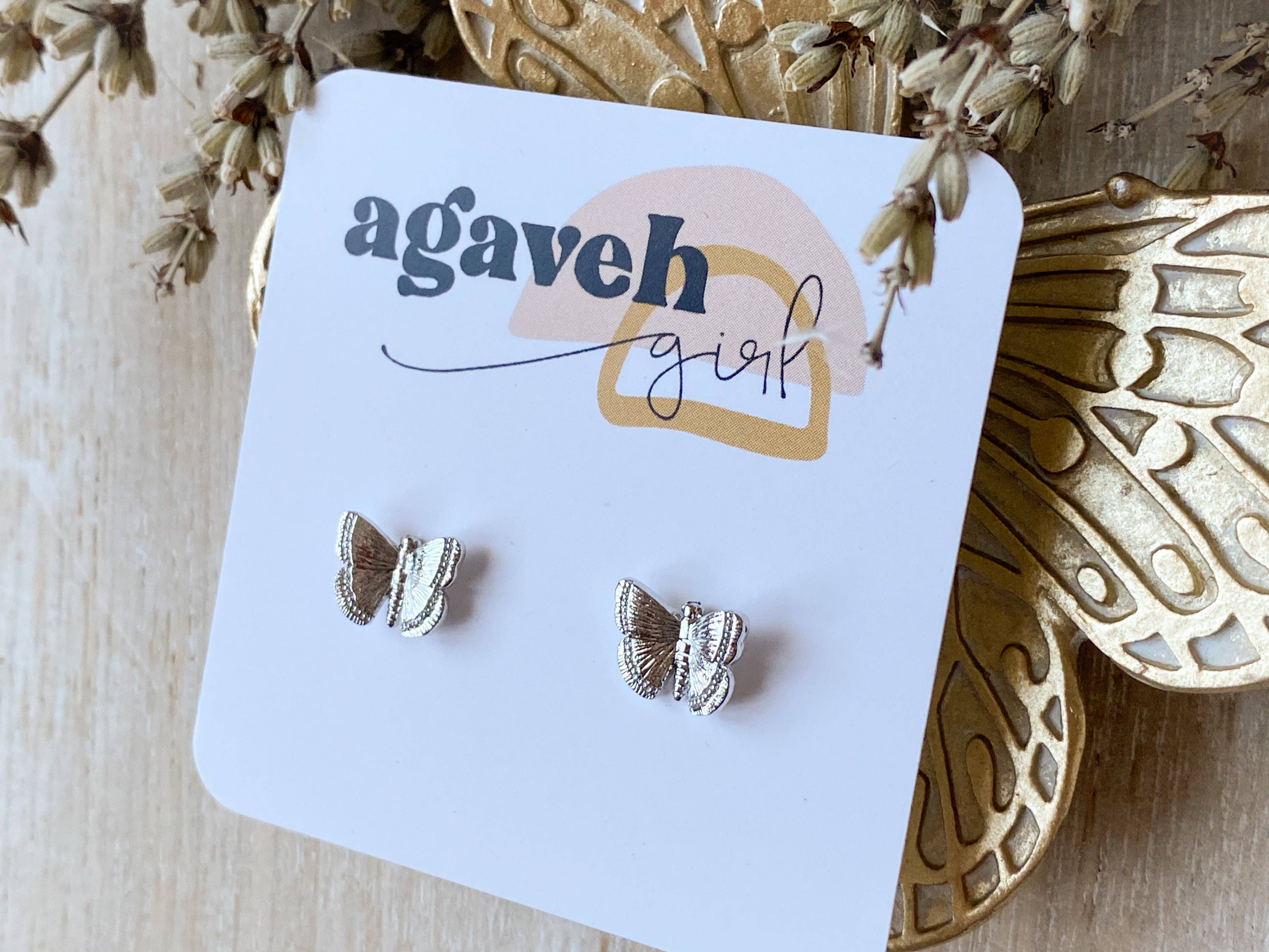 Agaveh girl – wholesale Stud/post earrings – Juniper Studs1