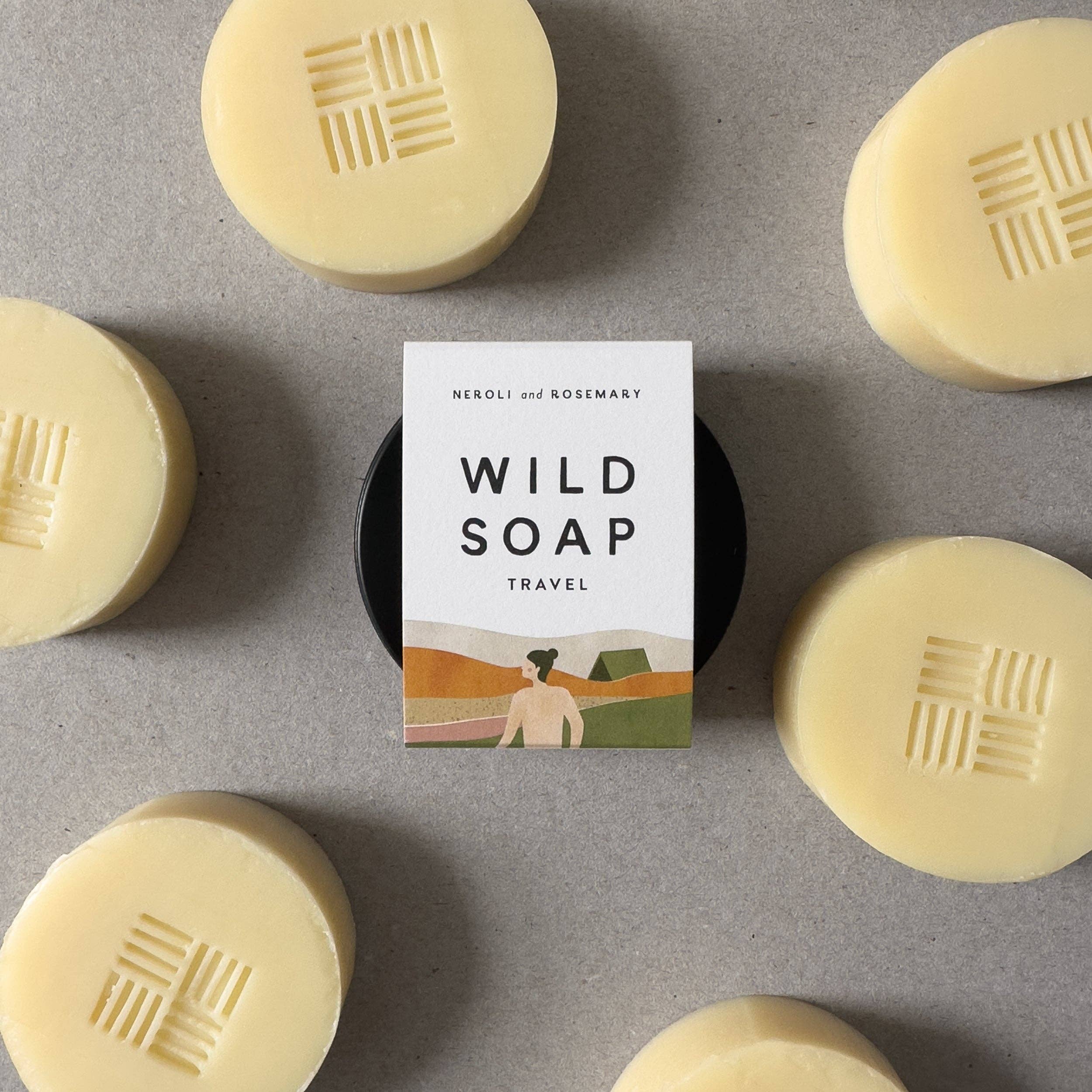 Oldfield Design Co – wholesale Bar Soap – Wild Travel Soap - Neroli & Rosemary3