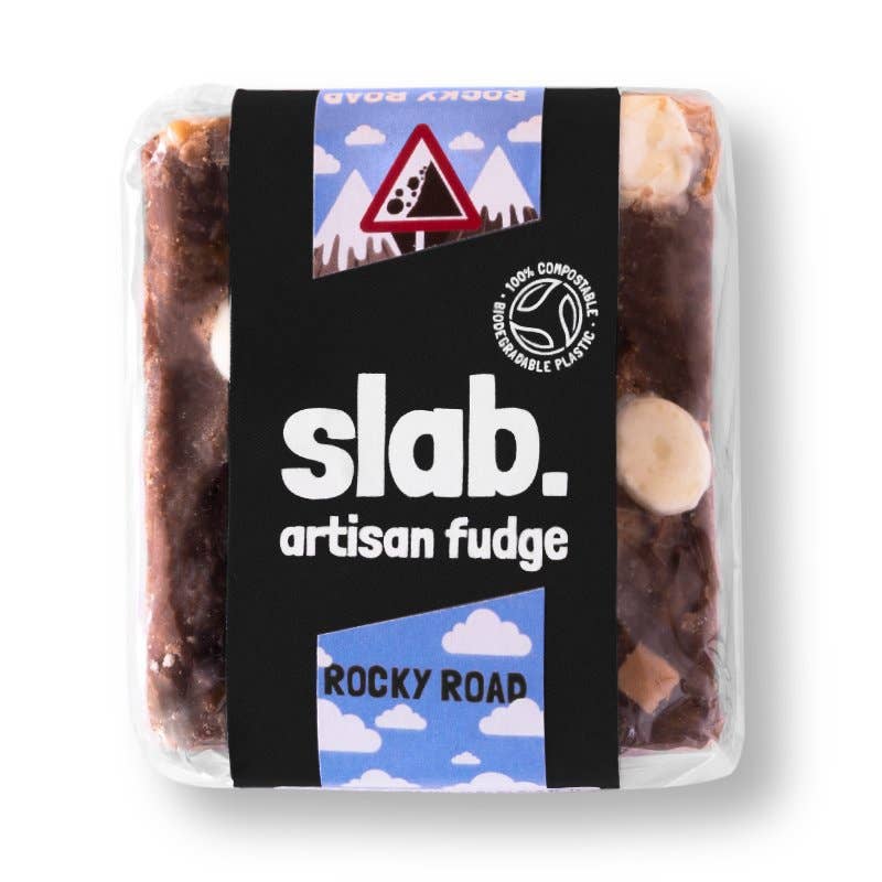 Slab Artisan Fudge - Vendita all'ingrosso Fudge - Lastra Fudge Rocky Road