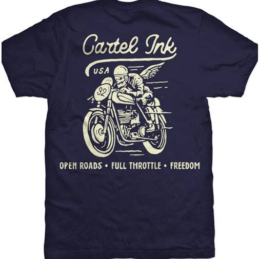T-shirt Homme Open Roads pour la vente par Cartel Ink