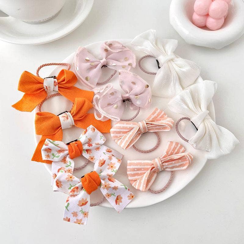 KiddieKickz - Wholesale Hair Bow - Kids - Children's Color Bow Hair Rope High Elasticity8