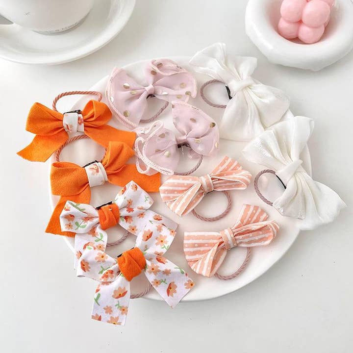 KiddieKickz - Wholesale Hair Bow - Kids - Children's Color Bow Hair Rope High Elasticity8