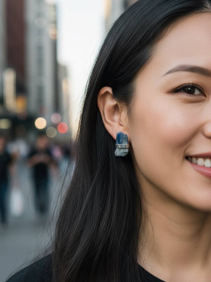 Brincos Blue Moon por atacado de jools & joplin