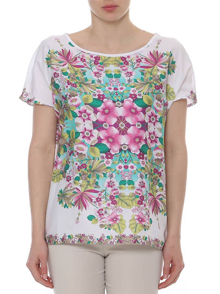 Blommig Ärmlös topp för wholesale av conquista