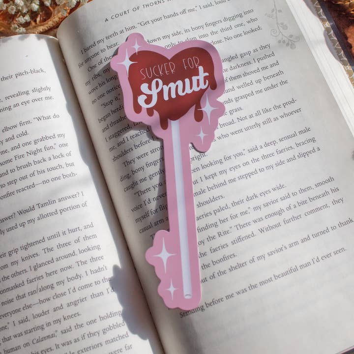 Meaggie Moos - Wholesale Bookmark - Sucker for Smut Die-Cut Bookmark4