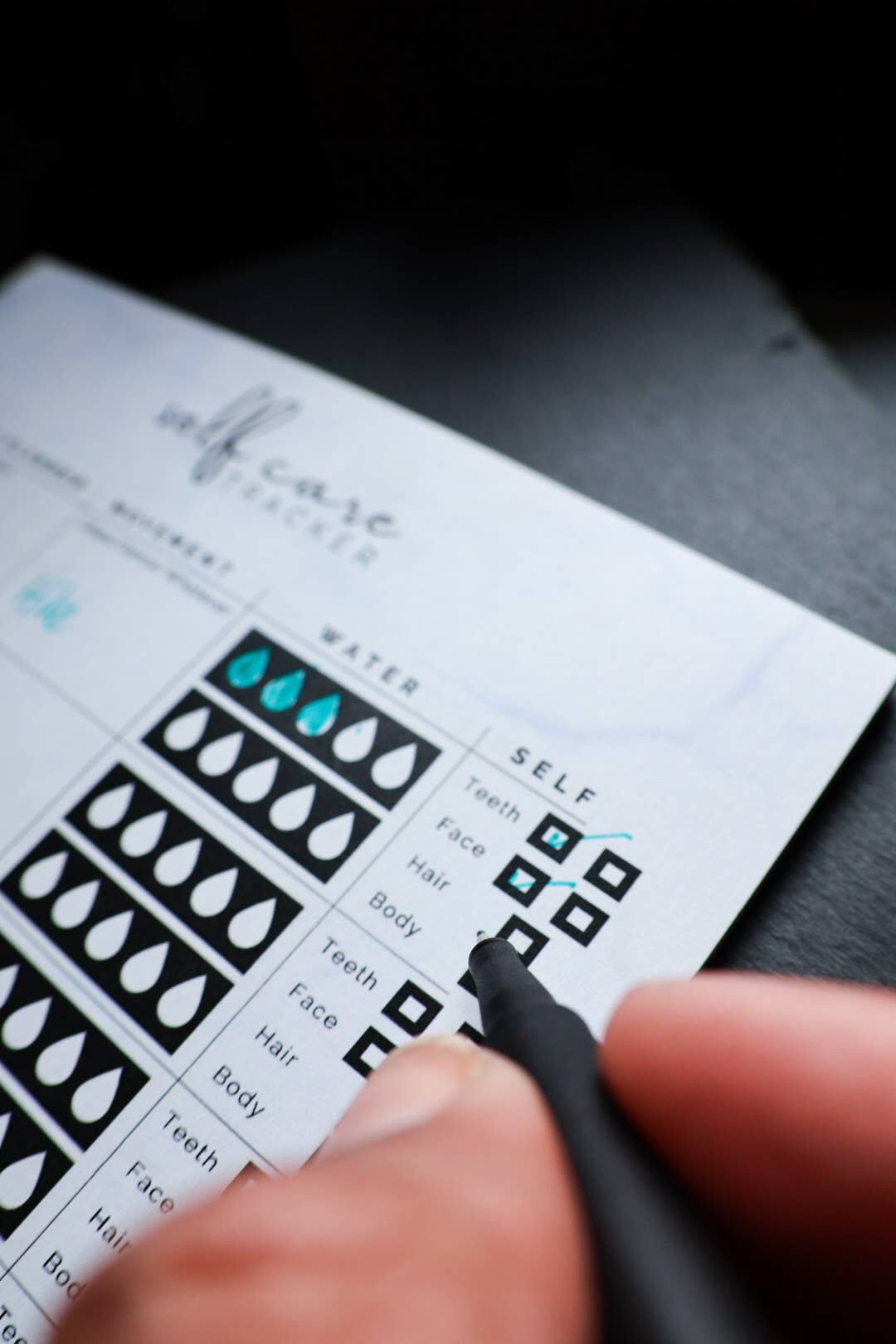 Moments with B. - Wholesale Notepad - Self Care Tracker1