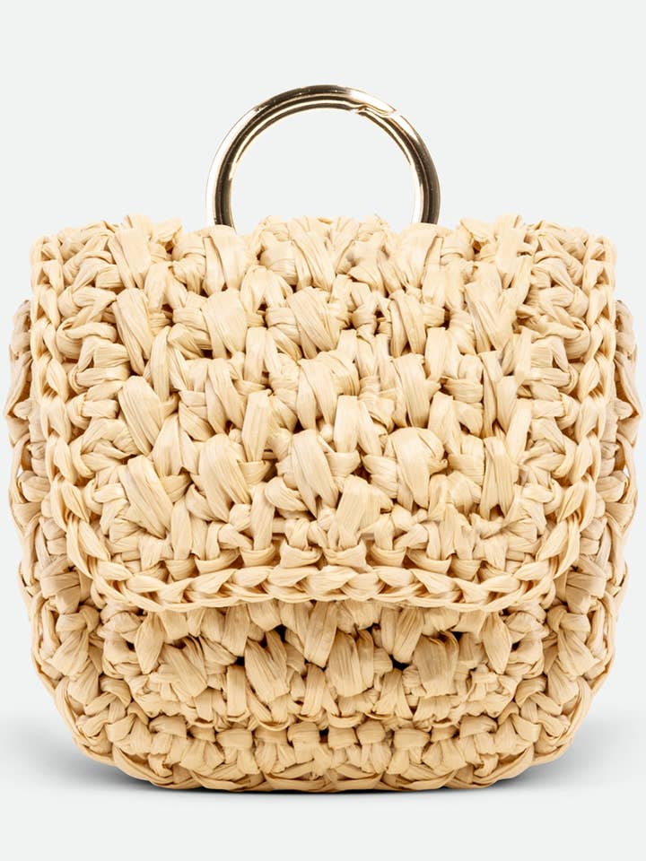 Raffia AirPod Case - Natural for wholesale by Yova