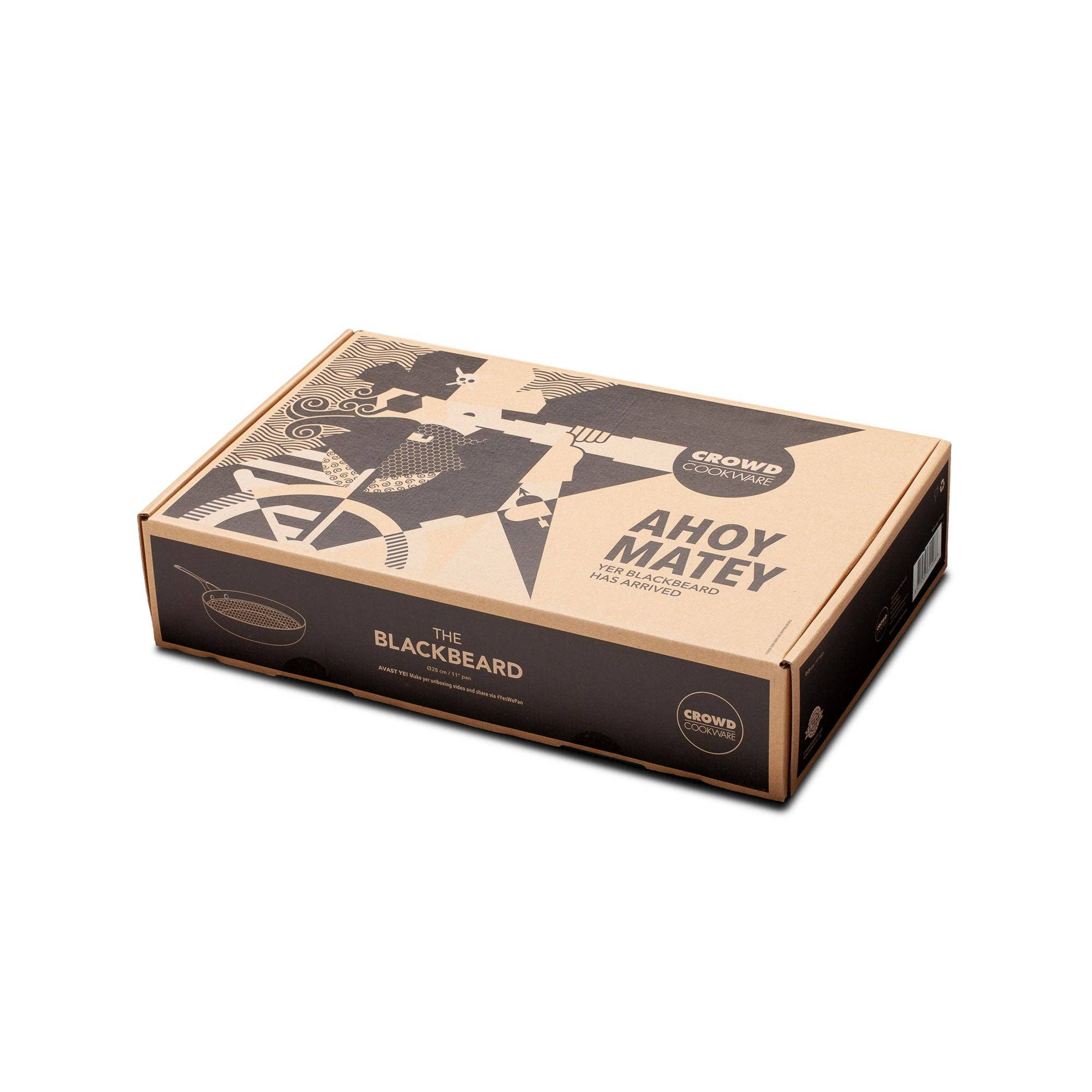 Crowd Company - Wholesale Pan - The Blackbeard Stainless Steel Frying pan -  28 cm8