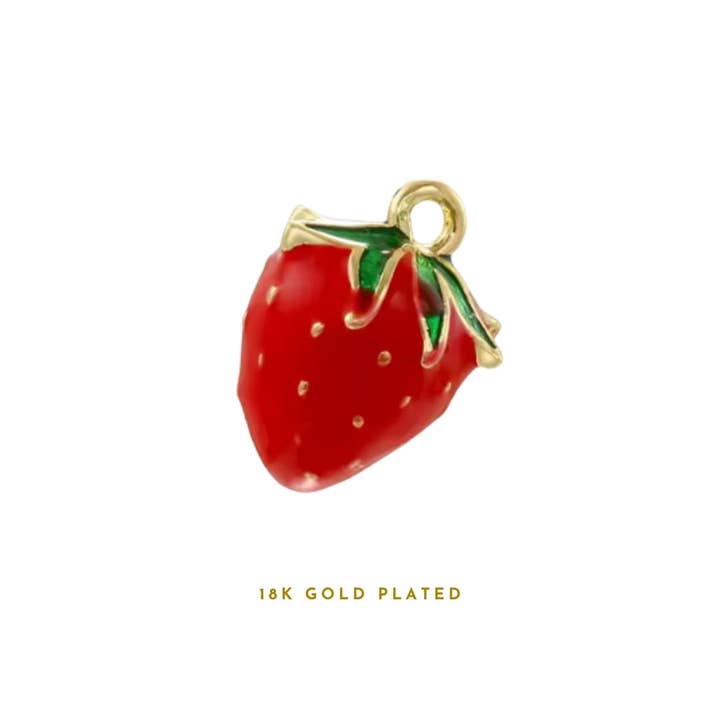 Coco Luna Collection - Wholesale Individual Charm/Pendant - Strawberry | Charm
