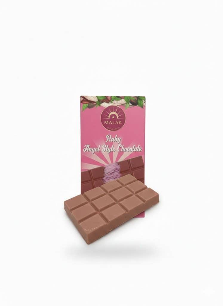 Aladdin - Wholesale Chocolate Bar - Malak Angel Hair Ruby Chocolate with Pistachio & Cotton Candy - 65gr2