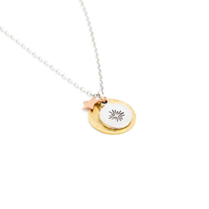 North Starburst Necklace for wholesale by Stamp and Stampbility