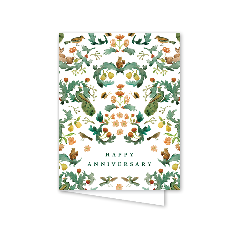 Dogwood Hill - Wholesale Anniversary Card - Garden Tapestry Anniversary1