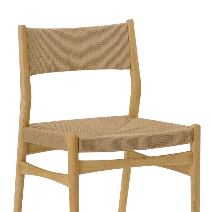 HomeRoots - Wholesale Dinnerware Set - Five Piece Oak Round Dining Set with Four Chairs5