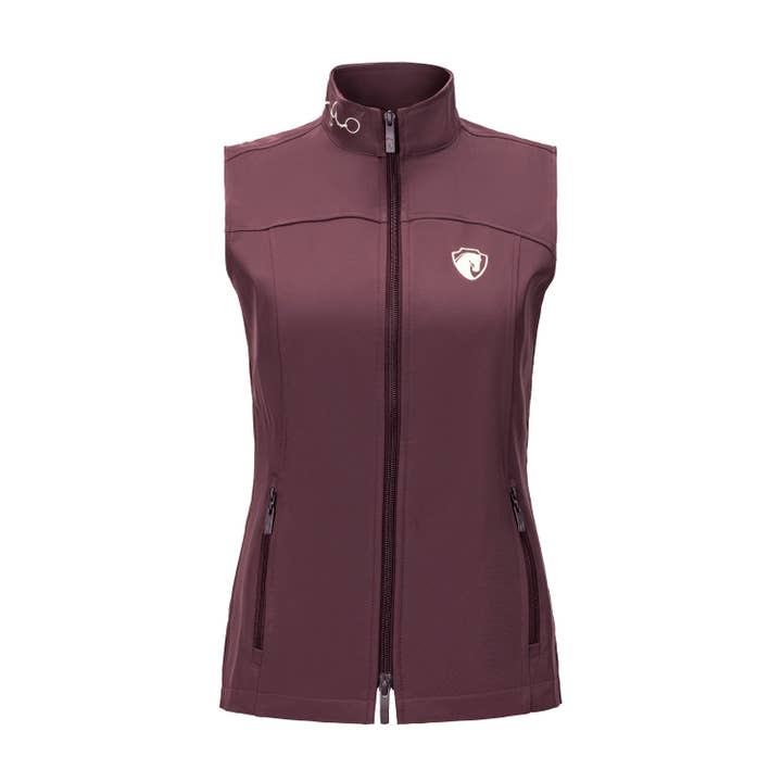 3 Bit Vest, Wine (4022) for wholesale by Arista Equestrian