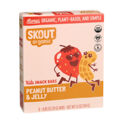 Skout Organic - Wholesale Snack Bar - Skout Organic Peanut Butter & Jelly Kids Snack Bar2