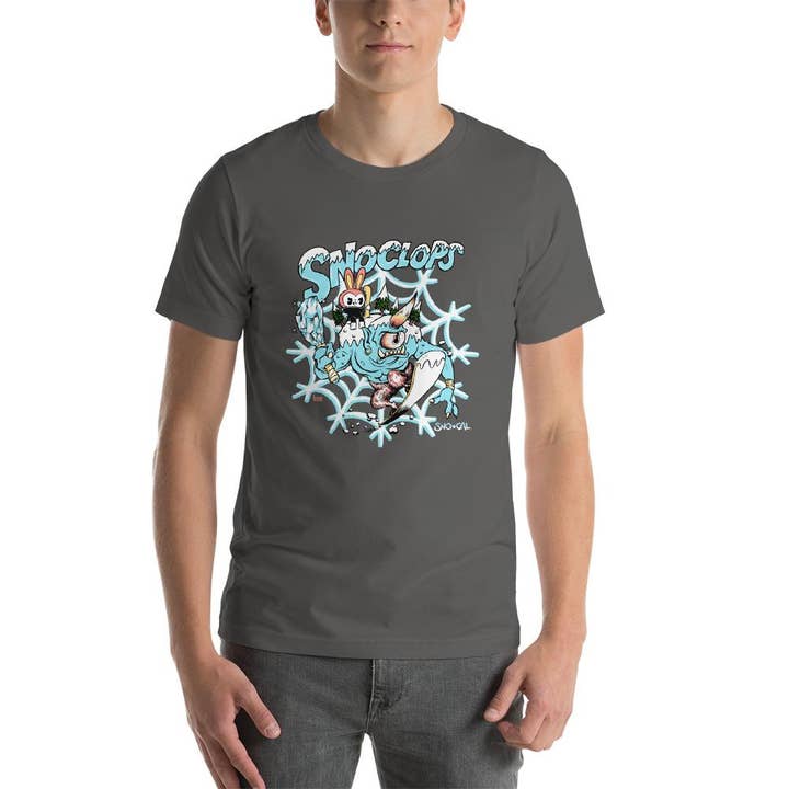 Snoclops avec une chemise de snowboard en toile pour la vente par Sno*Cal