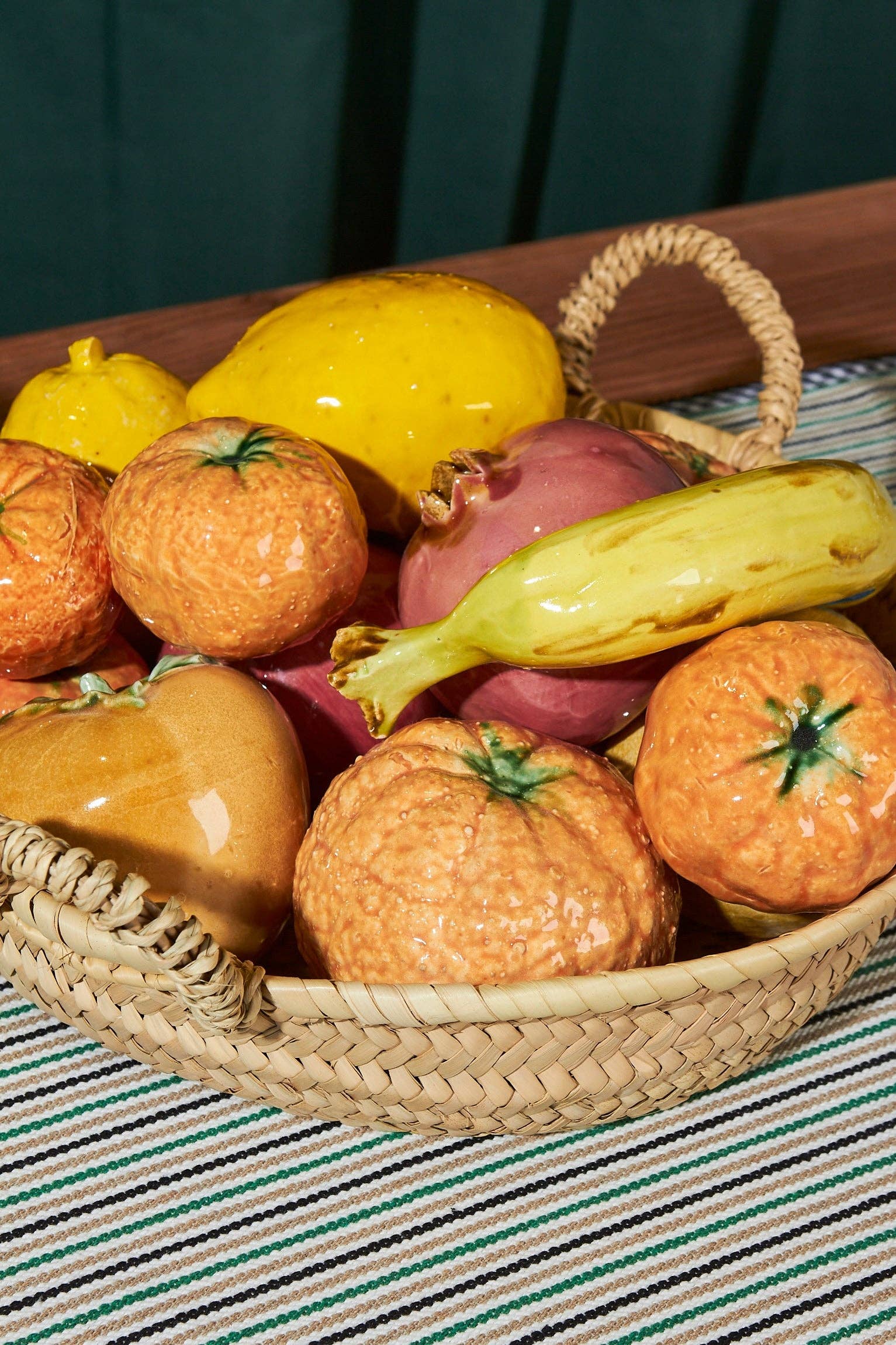 Eturel Madrid - Wholesale Decorative Tabletop Object - Glazed ceramic replica orange4