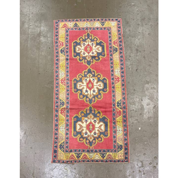 Vintage Türkischer Isparta Läuferteppich | 5 x 10 für den Großhandel von Vintage Loomz