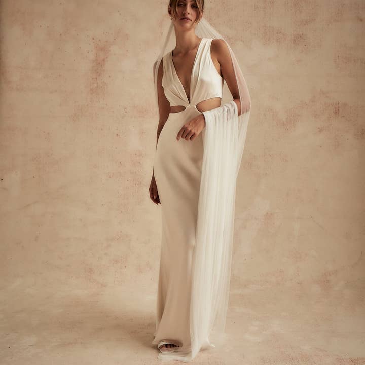 Dove Grey Accessories – Engroshandel Slør - Dame – BECCA SILKE TYL SLØR4