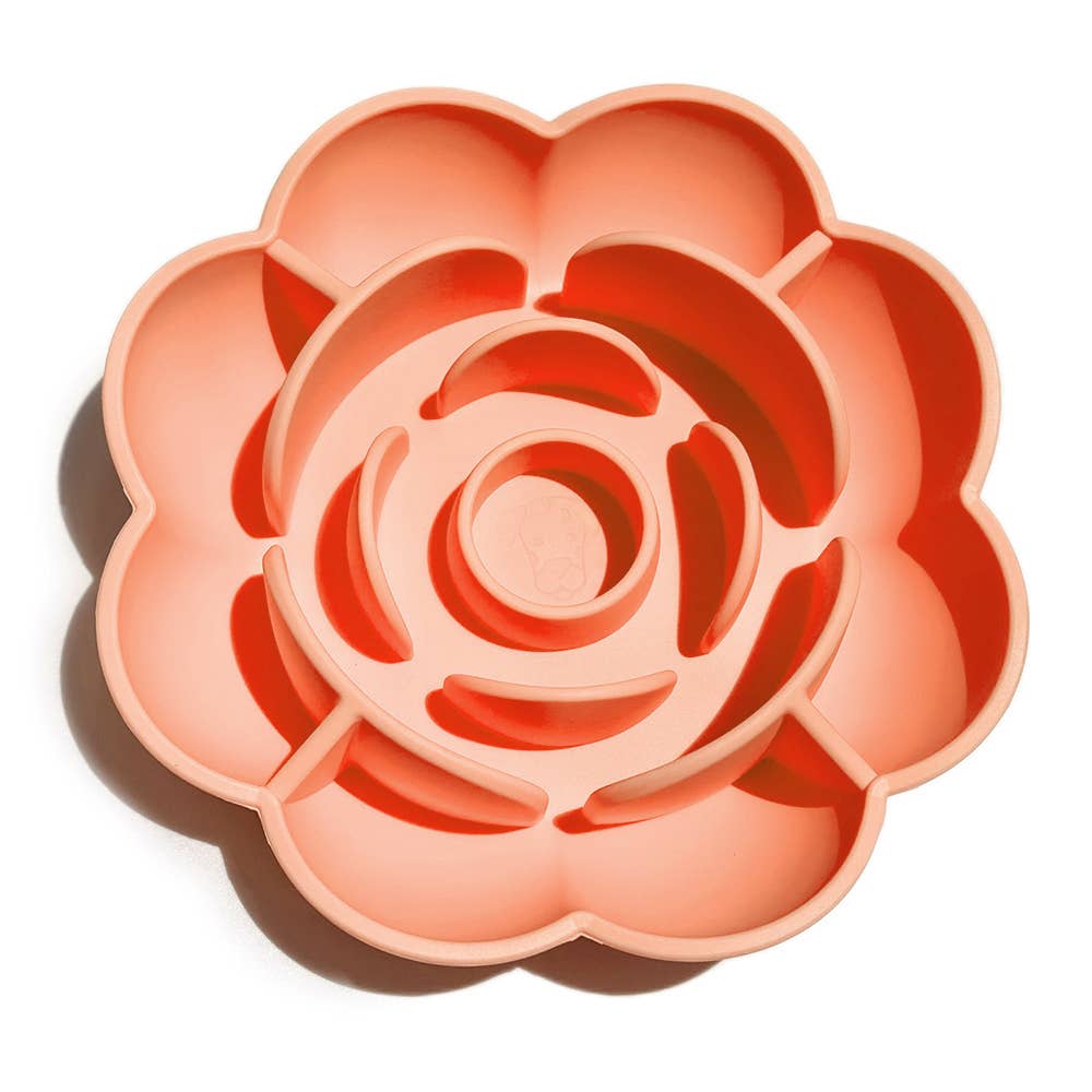 Spot N Knot - Wholesale Pet Bowl - Cat/Dog - Slow Feeder Bowl with Suction Cup Base Flower | Silicone2