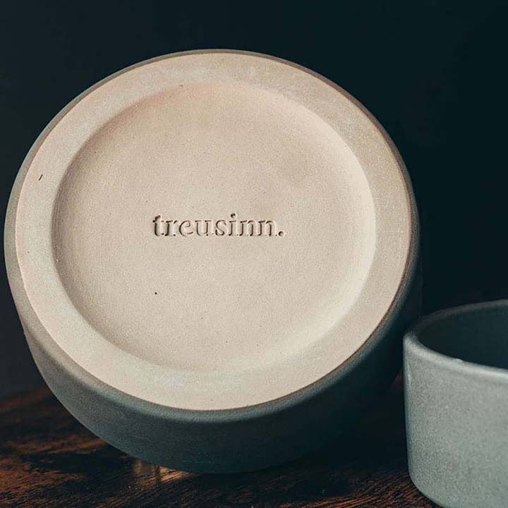 treusinn. - Vente Gamelle – chat et chien - Gamelle en céramique LEKKA grise pour chien2