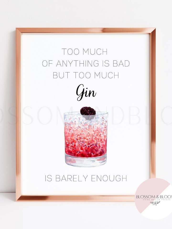 Amateur de gin pour la vente par Blossom & Bloom