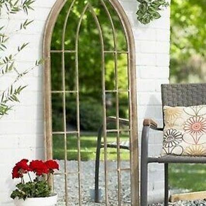 Minster Stylish Living Ltd - Vente Bibelots/décorations d'extérieur - Miroir mural de 116 cm0