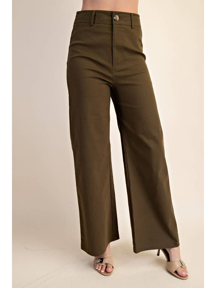 Glam - Wholesale Pants - Women's - High-Waist Straight Pants4