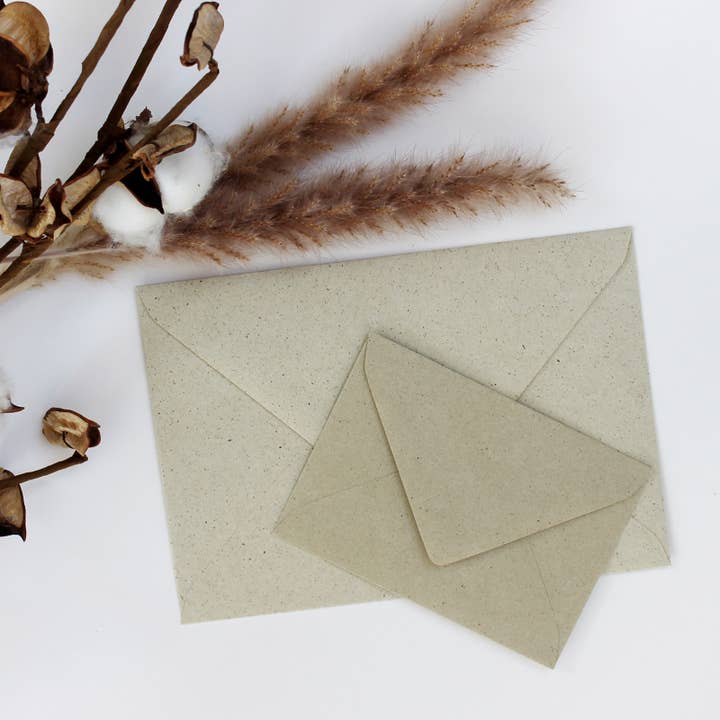 NOA Papeterie - Wholesale Envelopes - Grass paper envelope, greeting card & folding card1